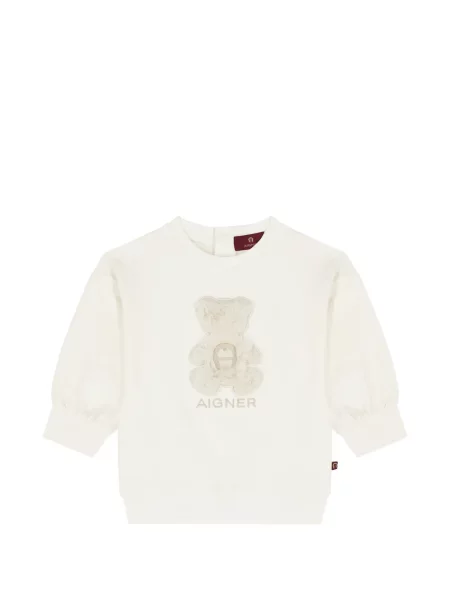 Sweter dziecięcy Aigner biały