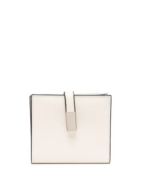 Portofel Valextra din piele alb