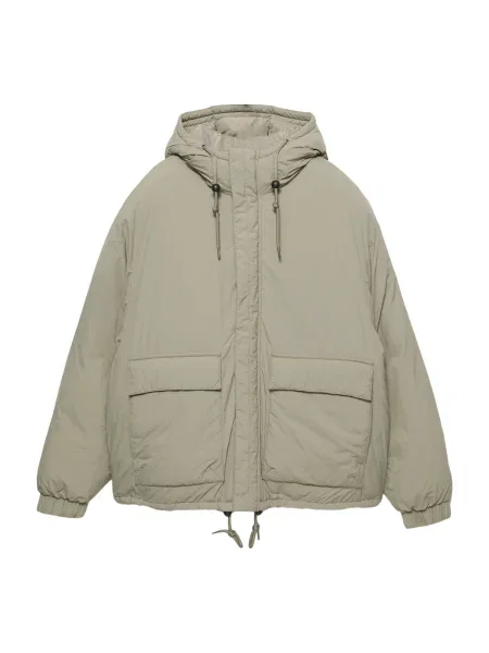 Pull&Bear Geacă de iarnă pastel verde
