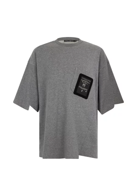 Tricou Dolce & Gabbana cu autograf gri