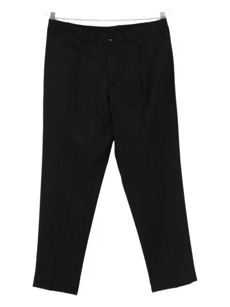 Pantaloni Dell'oglio plisate negru