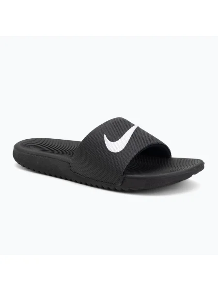 Gyerek papucsok Nike Kawa black/white. Méret: 28 EU fehér