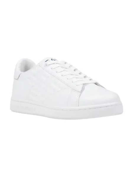 Sneakersy Emporio Armani Ea7 z logo białe