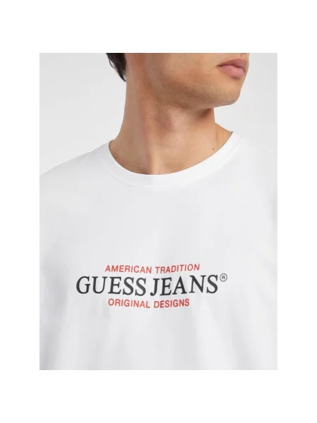 Guess Jeans Tricou alb