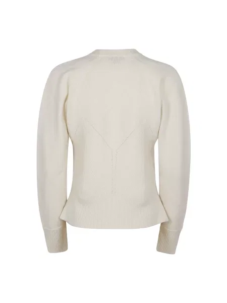 Sweter Alexander Mcqueen wełniany biały