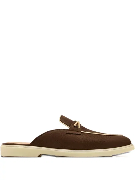 Papuci tip mules Magnanni slip-on maro