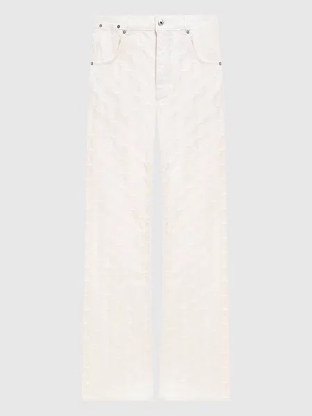 Джинсы клеш Off-white белые