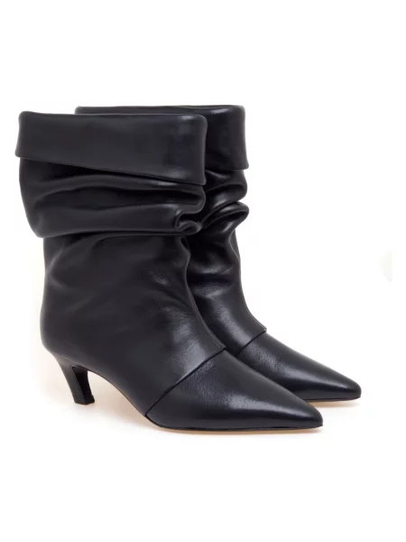 Buty do kostki Ash skórzane czarne