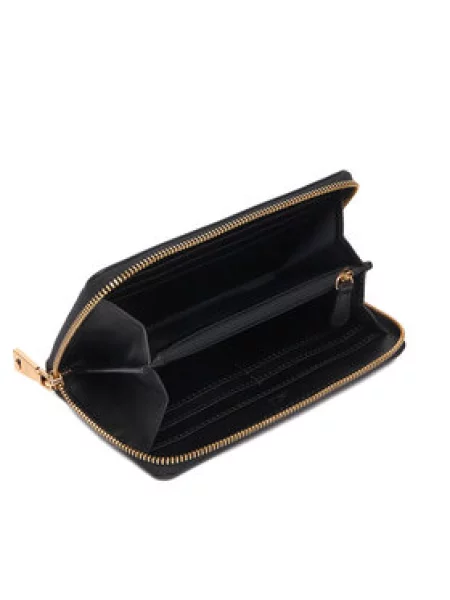 Love Moschino peňaženka dámska z imitácie kože čierna