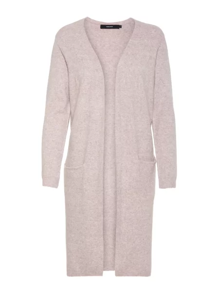 VERO MODA Geacă tricotată Doffy pastel roz