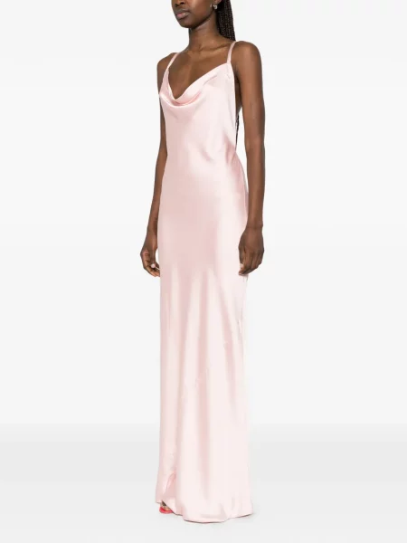 Rochie maxi Norma Kamali roz
