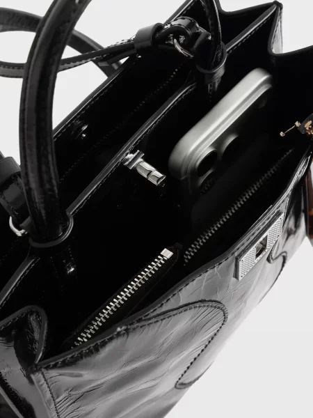 Шкіряна сумка Zadig&voltaire чорна
