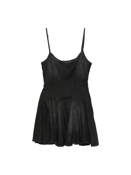 Sukienka jeansowa Diesel czarna