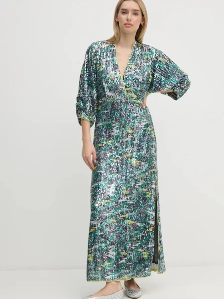 Макси платье Diane Von Furstenberg зеленое