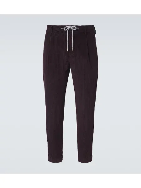 Pantaloni Eleventy de catifea cord