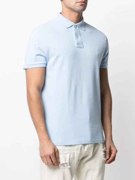 Haftowane polo Polo Ralph Lauren szare