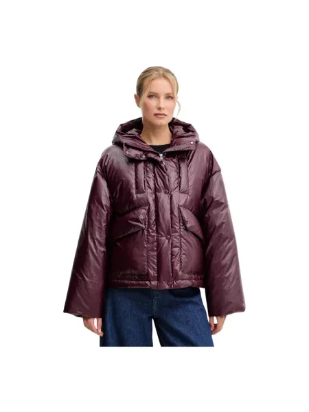 Kurtka puchowa Patrizia Pepe brązowa