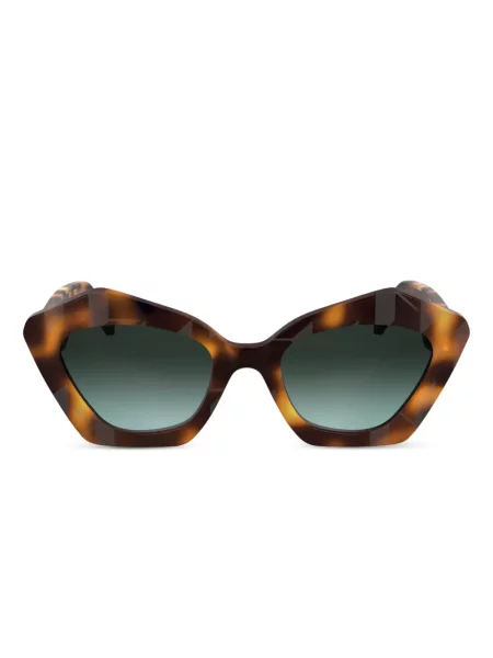 Sunčane naočale Karl Lagerfeld s printom smeđa