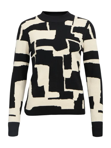 OBJECT Pulover OBJRay ecru negru