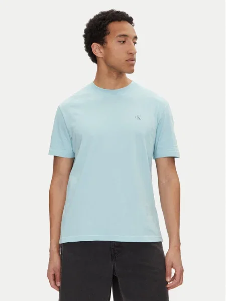 Calvin Klein Jeans Tricou Painted celest albastru