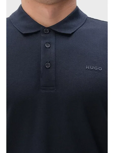 Поло Hugo синее