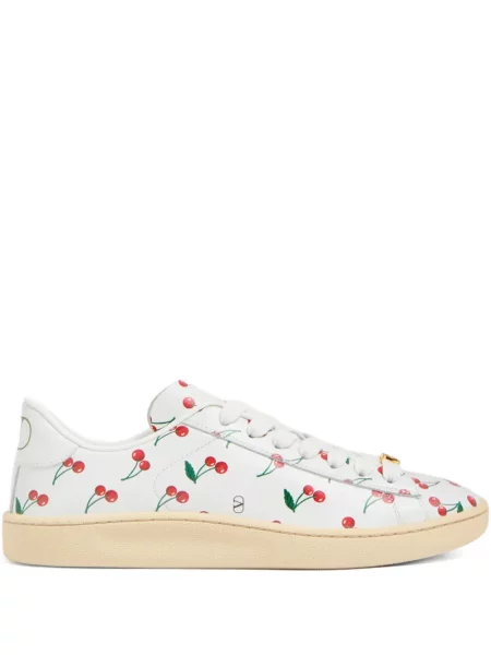 Sneakerși Valentino Garavani cu imagine alb