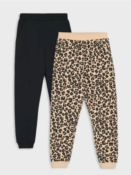 Sinsay Jogger kalhoty s bavlnou 2 pack vícebarevná