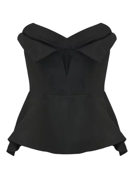 Cu peplum top Alexander Mcqueen cu funde negru