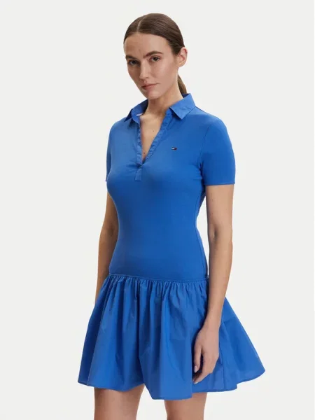 Tommy Jeans Rochie de zi albastru