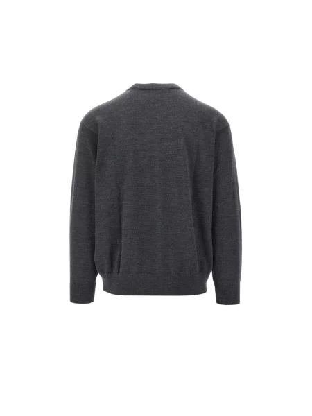Sweter Emporio Armani wełniany szary