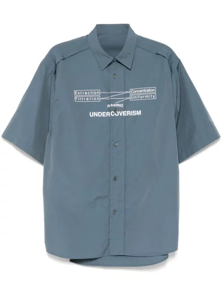 Cămașă Undercover cu imagine albastru