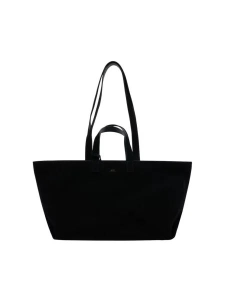 Shopperka A.p.c. skórzana czarna