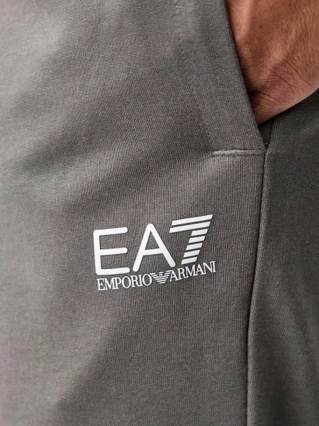 Emporio Armani melegítő szett férfi pamuttal szürke