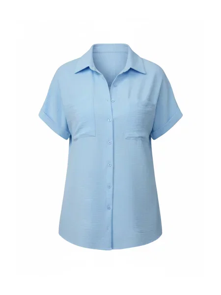 Imily Bela Bluză deschis albastru