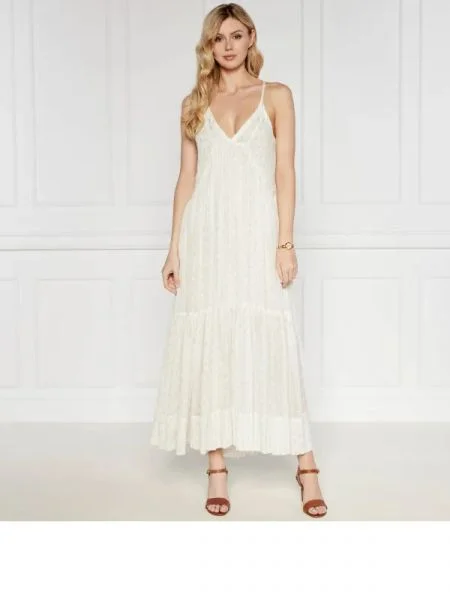TWINSET Rochie LUNGO alb