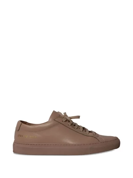 Sneakerși Common Projects cu șireturi din dantelă maro