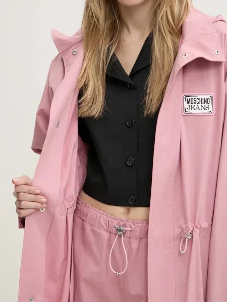 Farmer dzseki Moschino Jeans rózsaszín