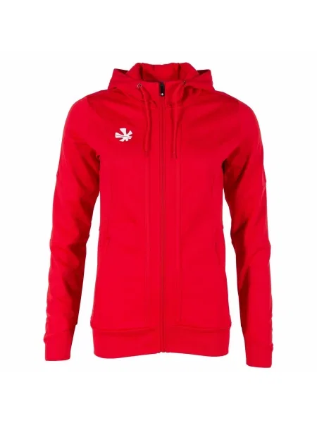 Bluza dresowa zapinana na z kapturem Reece Australia Cleve TTS czerwona