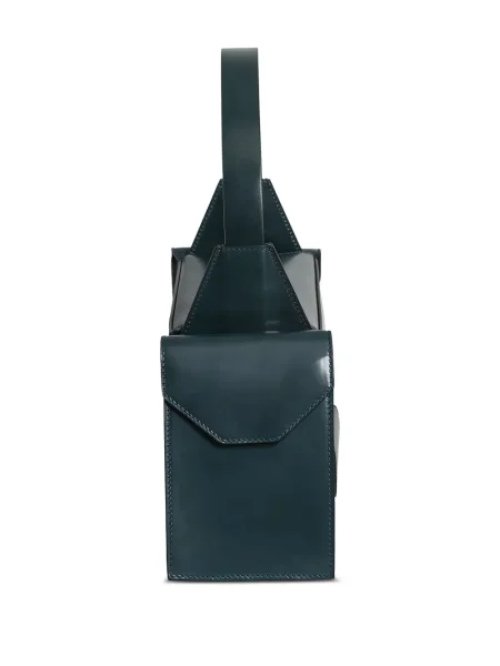 Geanta de piele Merryl Tielman din piele albastru
