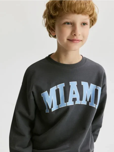 Reserved longsleeve ciemnoszary