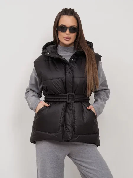 ISSA Plus Жилет з утеплювачем чорний