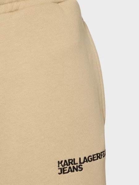 Спортивные штаны Karl Lagerfeld Jeans бежевые