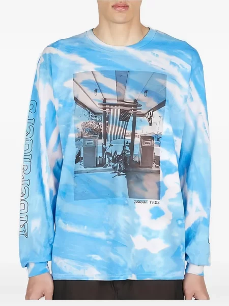 Tie-dye marškinėliai Liberaiders kaklaraiščiai mėlyna