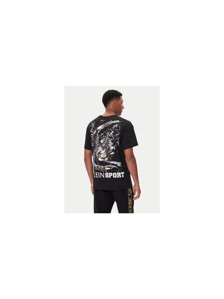 Plein Sport Póló FAEC Loose Fit fekete