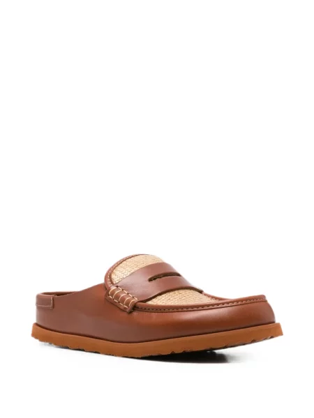Papuci tip mules Birkenstock maro
