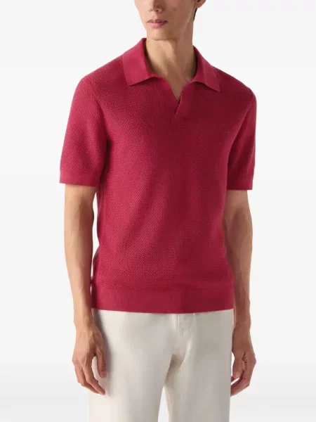 Tricou polo Zegna roșu