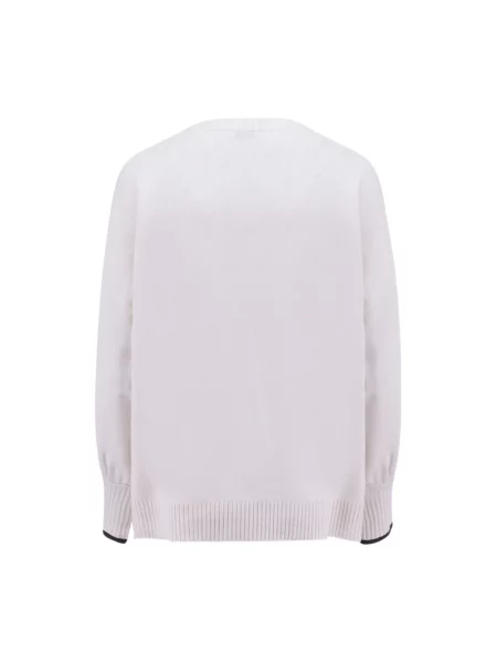 Sweter Brunello Cucinelli biały