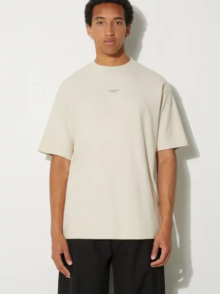 Drole de Monsieur Koszulki Mężczyzna M Klasyczne T-shirty i Pola beżowy