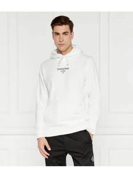 Tommy Jeans Hanorac ENTRY alb