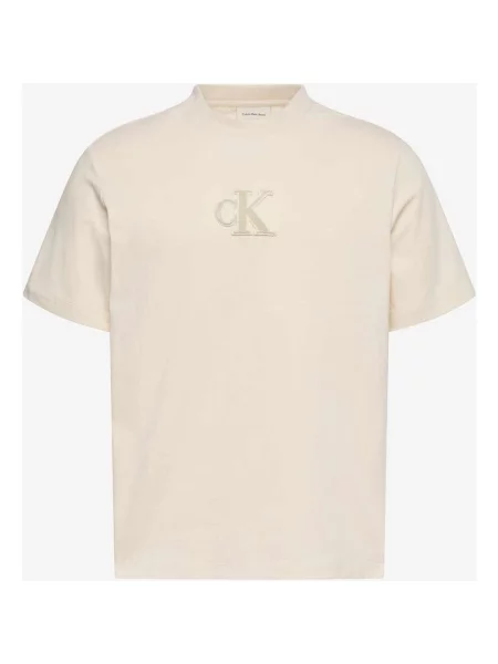 Koszulka Calvin Klein Jeans Gift Giving Kremowy XL biały